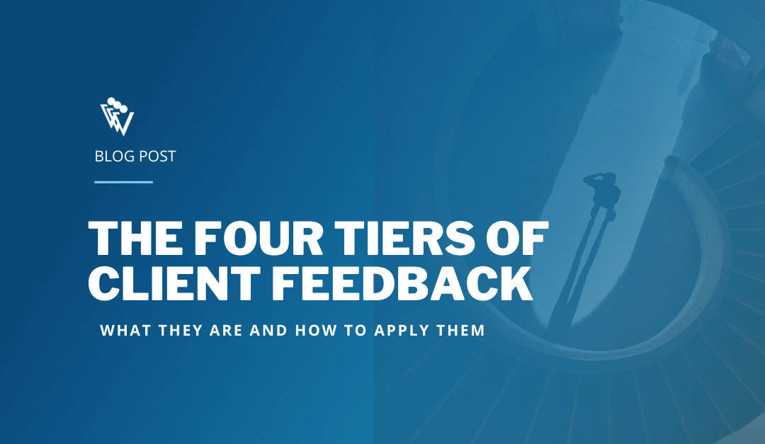 The 4 tiers of client feedback | Businessman entering a building