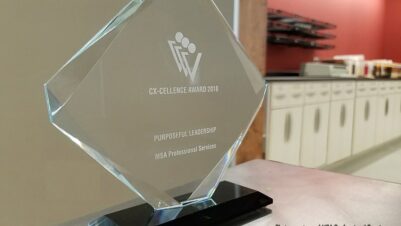 CX-cellence award for Purposeful Leadership 2018