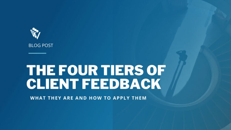 The 4 tiers of client feedback | Businessman entering a building